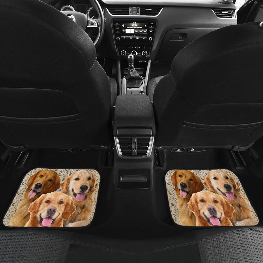 Golden Retriever Car Floor Mats For Golden Dog Lover-Gear Wanta