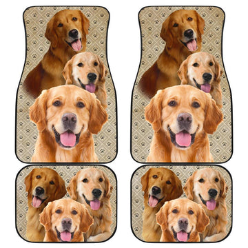 Golden Retriever Car Floor Mats For Golden Dog Lover-Gear Wanta