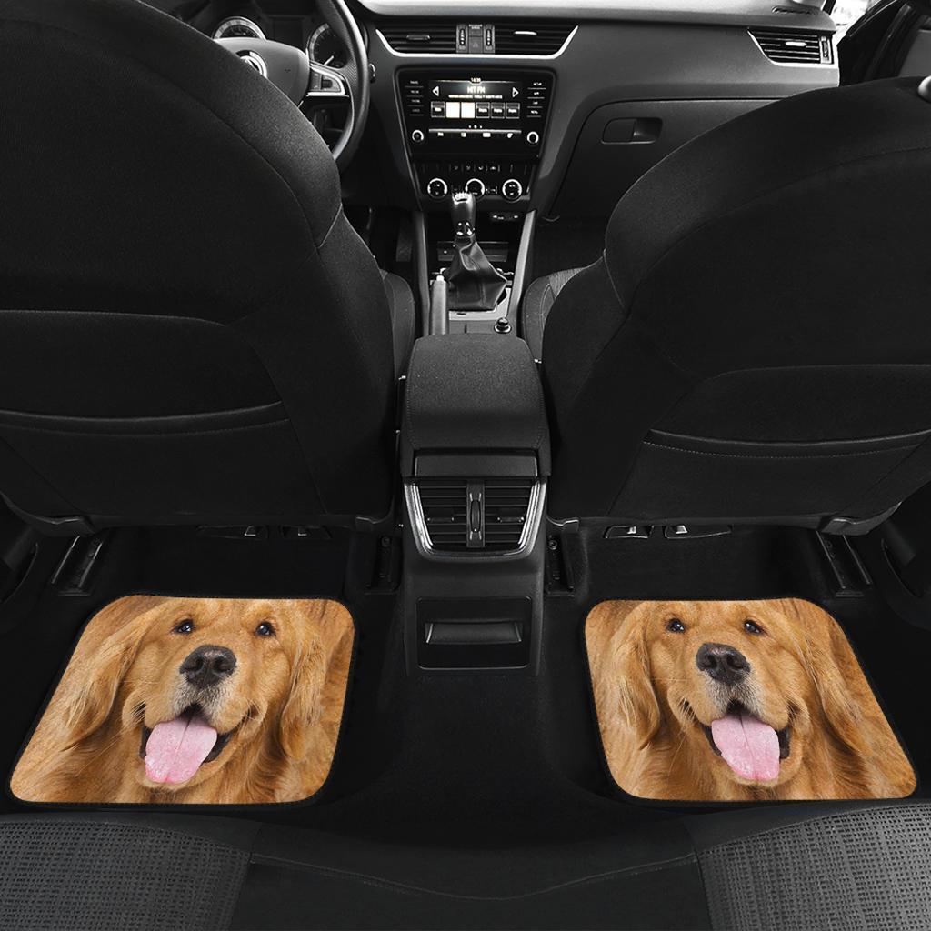 Golden Retriever Car Floor Mats Funny Dog Face-Gear Wanta