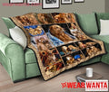 Golden Retriever Dog Quilt Blanket Gift-Gear Wanta