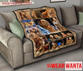 Golden Retriever Dog Quilt Blanket Gift-Gear Wanta