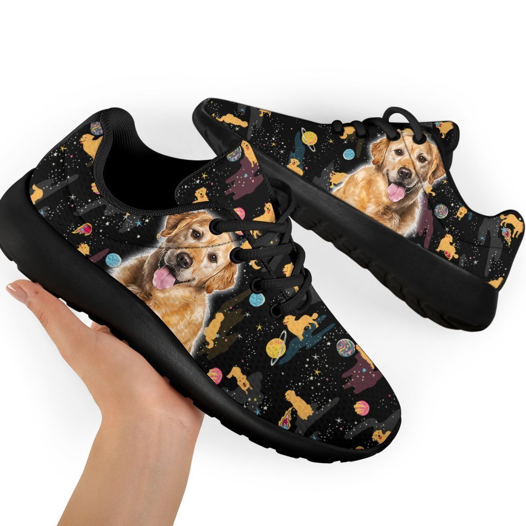 Golden Retriever Sneakers Sporty Shoes Funny For Golden Dog Lover-Gear Wanta