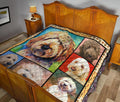 Goldendoodle Dog Quilt Blanket Funny Mixed Dog Breed-Gear Wanta