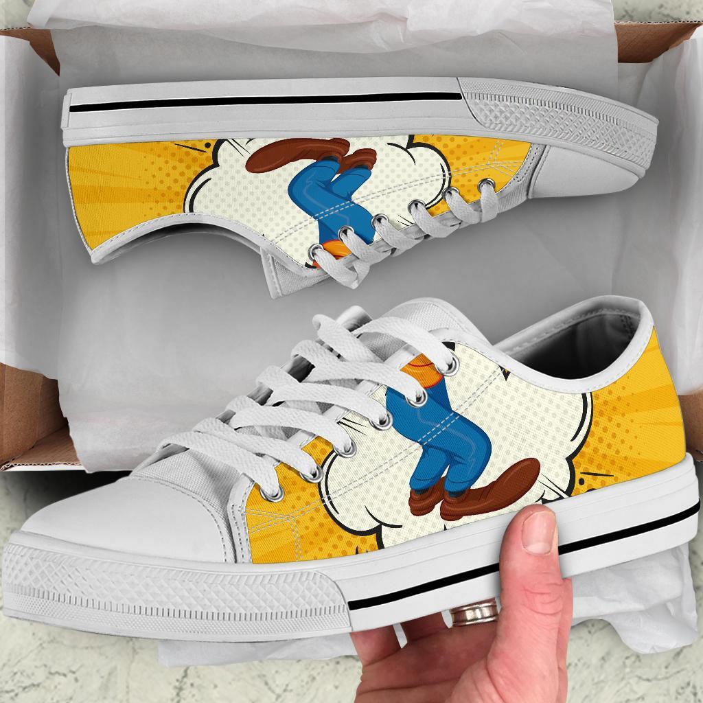 Goofy Sneakers Low Top Shoes Funny Gift Idea PT20-Gear Wanta