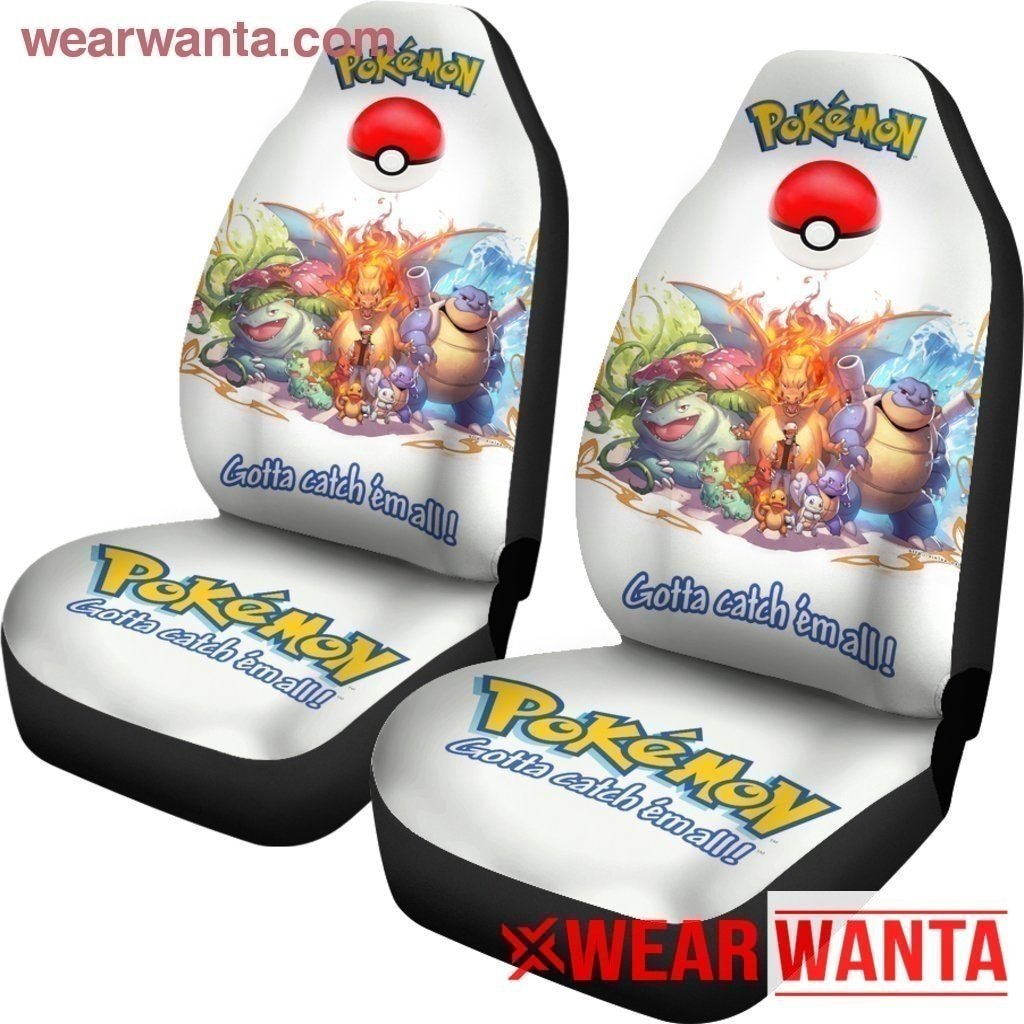 Gotta Catch Em All Car Seat Covers LT03-Gear Wanta