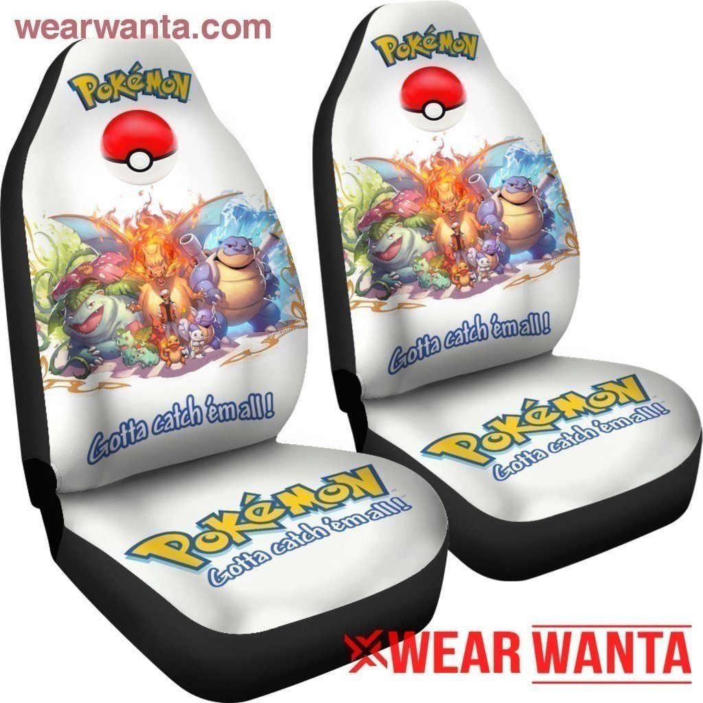 Gotta Catch Em All Car Seat Covers LT03-Gear Wanta