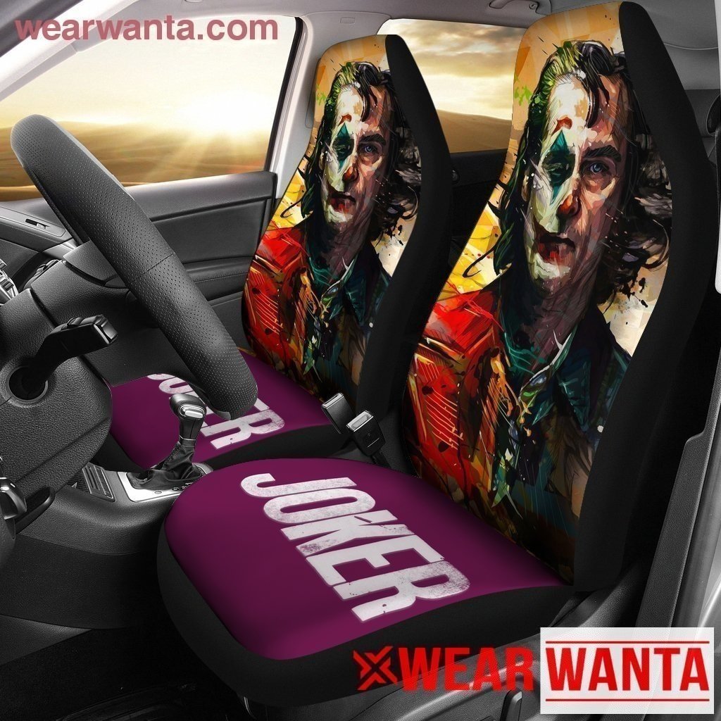 Graphic Art Joker 2019 Car Seat Covers Custom-Gear Wanta