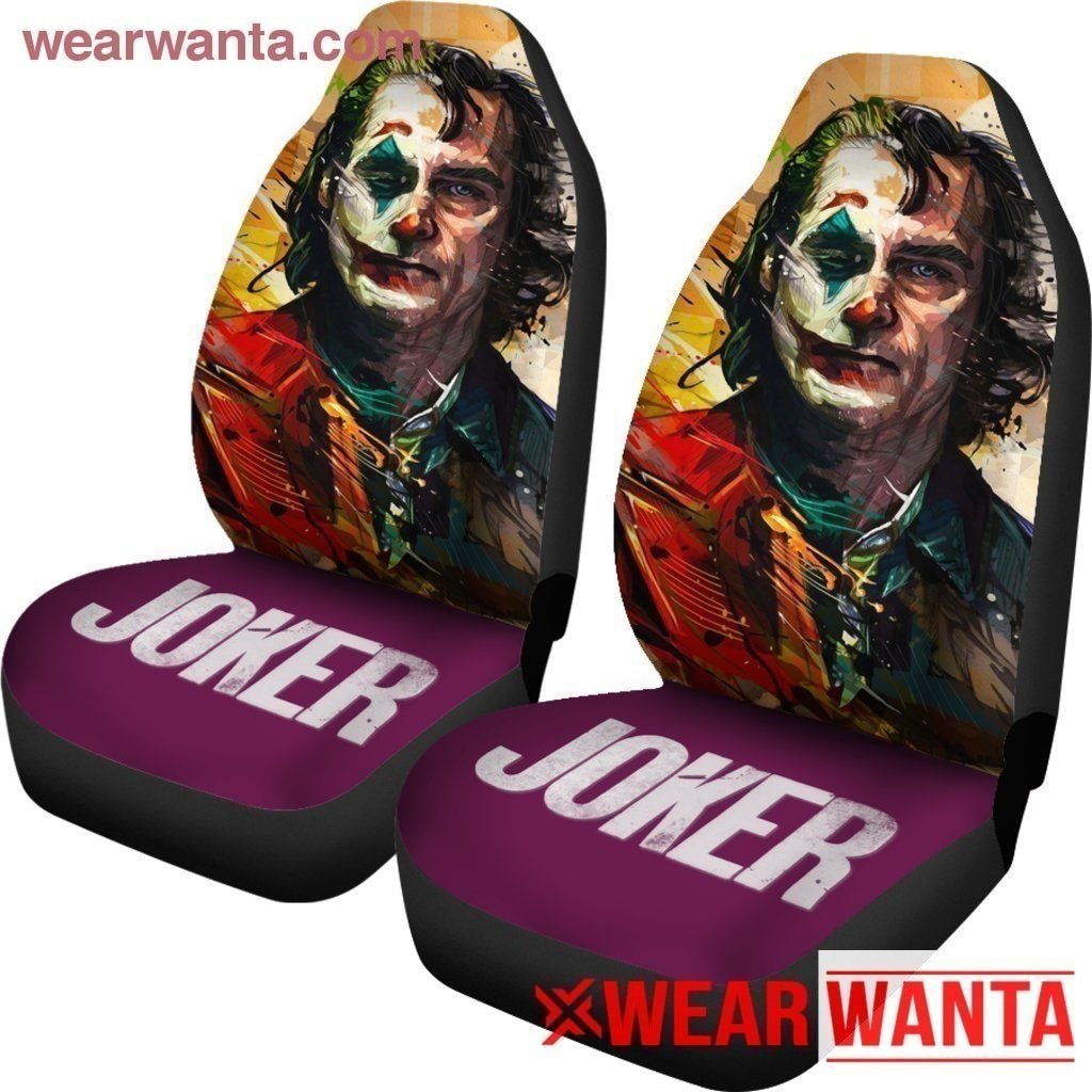 Graphic Art Joker 2019 Car Seat Covers Custom-Gear Wanta