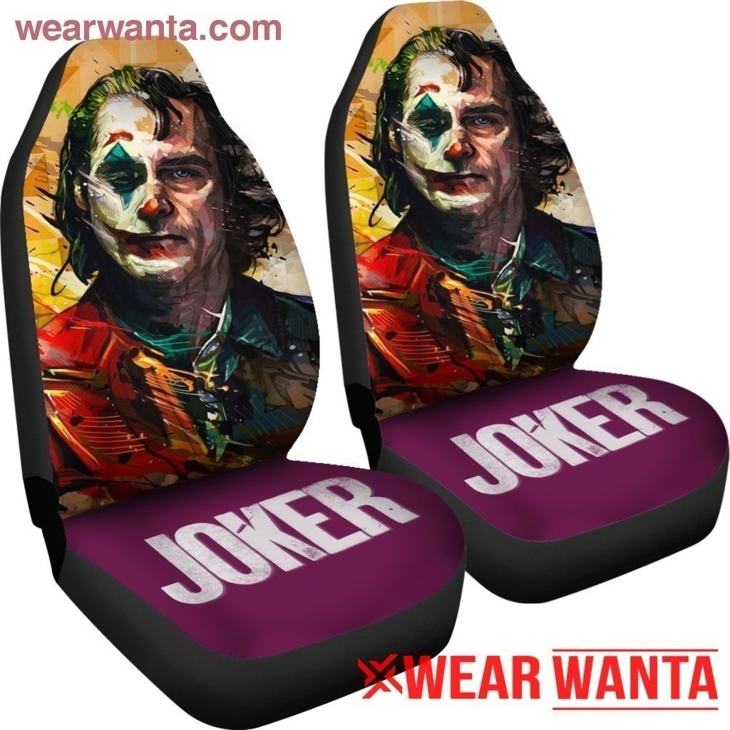 Graphic Art Joker 2019 Car Seat Covers Custom-Gear Wanta