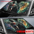Graphic Wonder Woman Comic Car Sun Shade-Gear Wanta