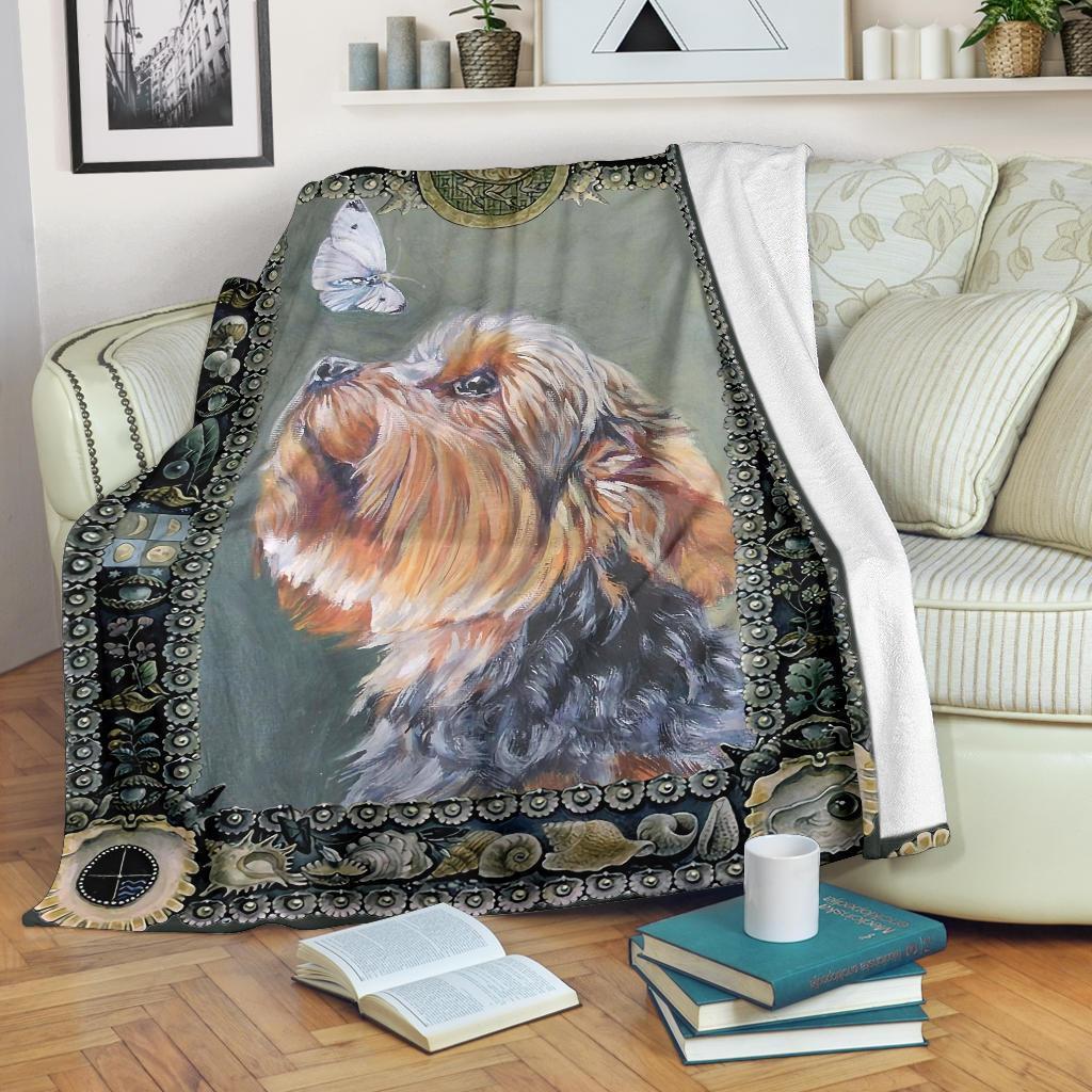 Graphic Yorkshire Fleece Blanket Dog-Gear Wanta