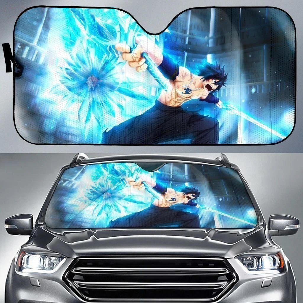 Gray Dragon Slayer Fairy Tail Anime Car Sun Shade NH06-Gear Wanta