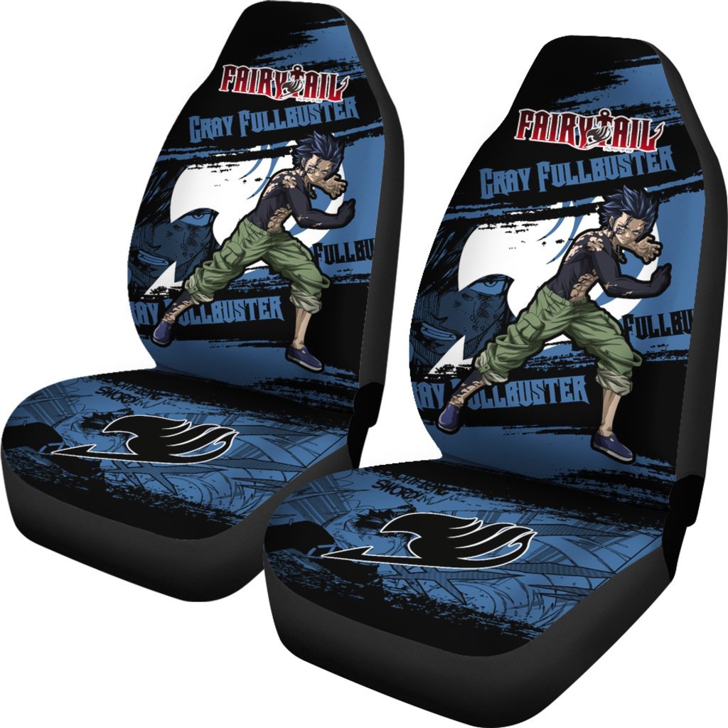 Gray Fullbuster Fairy Tail Car Seat Covers Gift For Nice Fan Anime-Gear Wanta