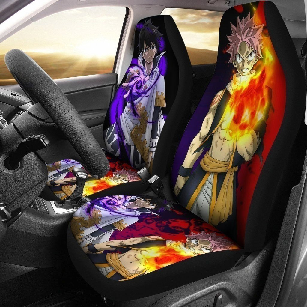 Gray & Natsu Fairy Tail Car Seat Covers LT04-Gear Wanta
