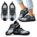 Gray Wolf Men's Sneakers Custom Design Black-Gear Wanta