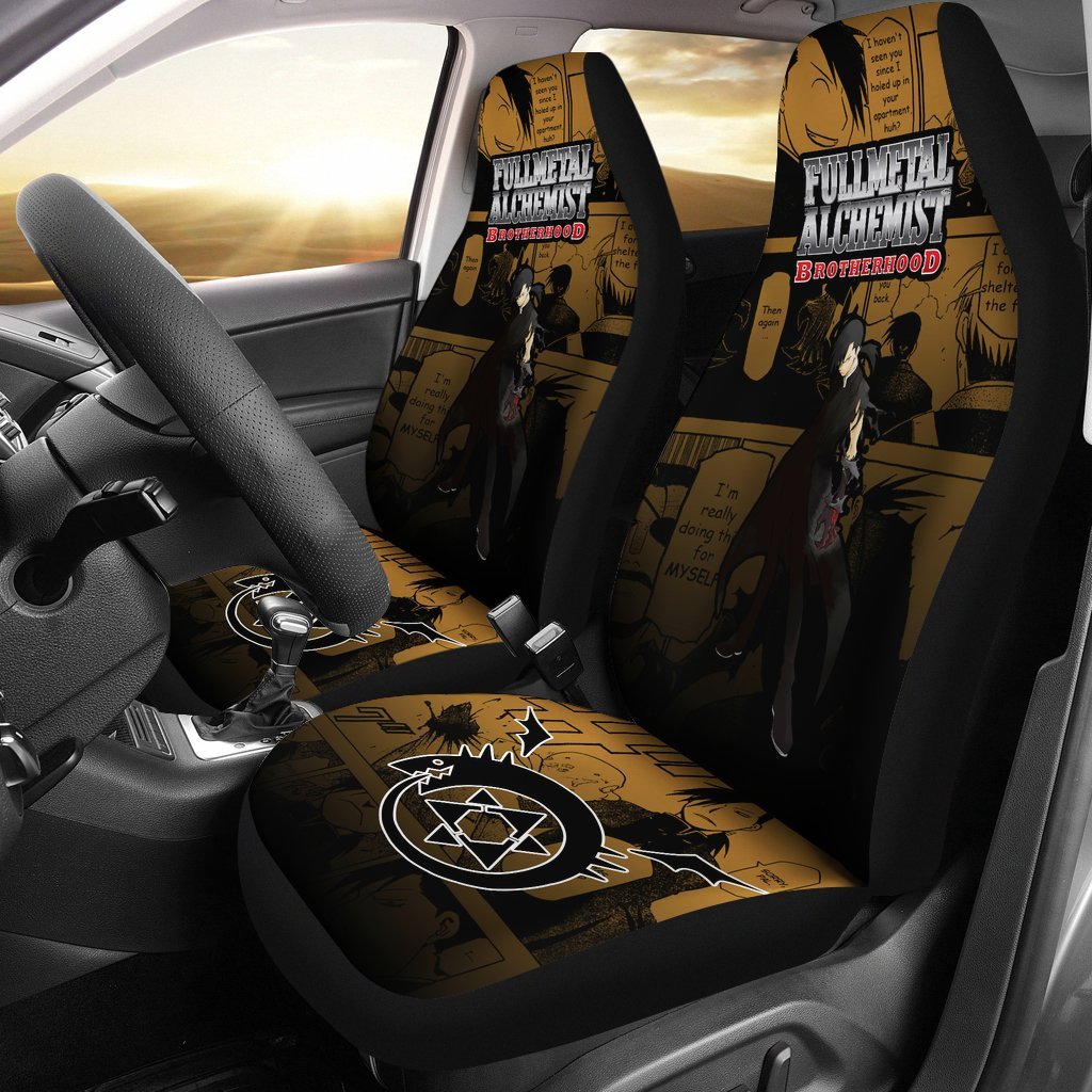 Greed Fullmetal Alchemist Brotherhood Car Seat Covers Custom Anime Car Accessories-Gear Wanta