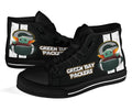 Green Bay Packers Sneakers Baby Yoda High Top Shoes Mixed-Gear Wanta