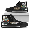 Green Bay Packers Sneakers Baby Yoda High Top Shoes Mixed-Gear Wanta