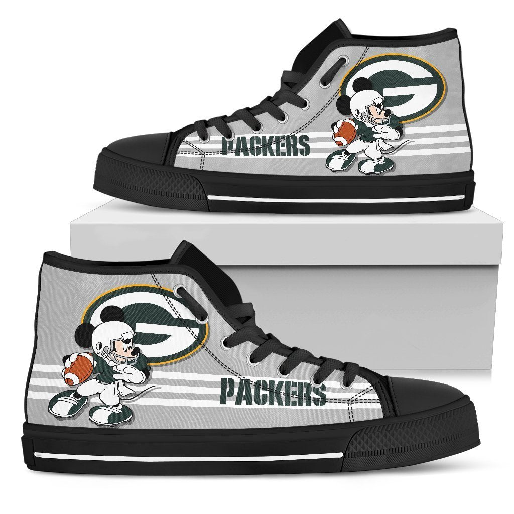 Green Bay Packers High Top Shoes Custom PT19-Gear Wanta
