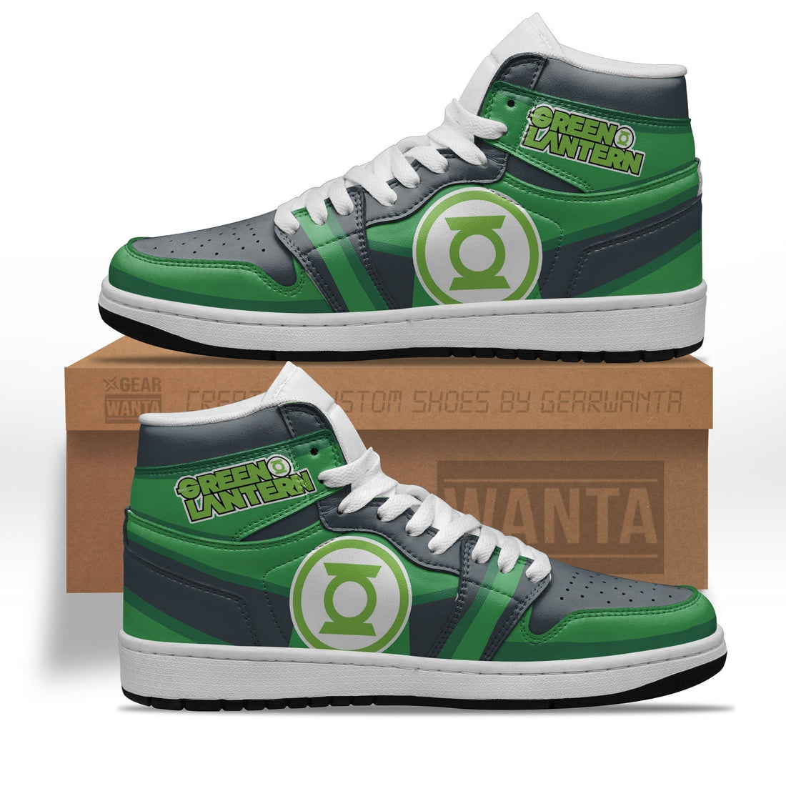 Green Lantern Shoes Custom Super Heroes Sneakers-Gear Wanta