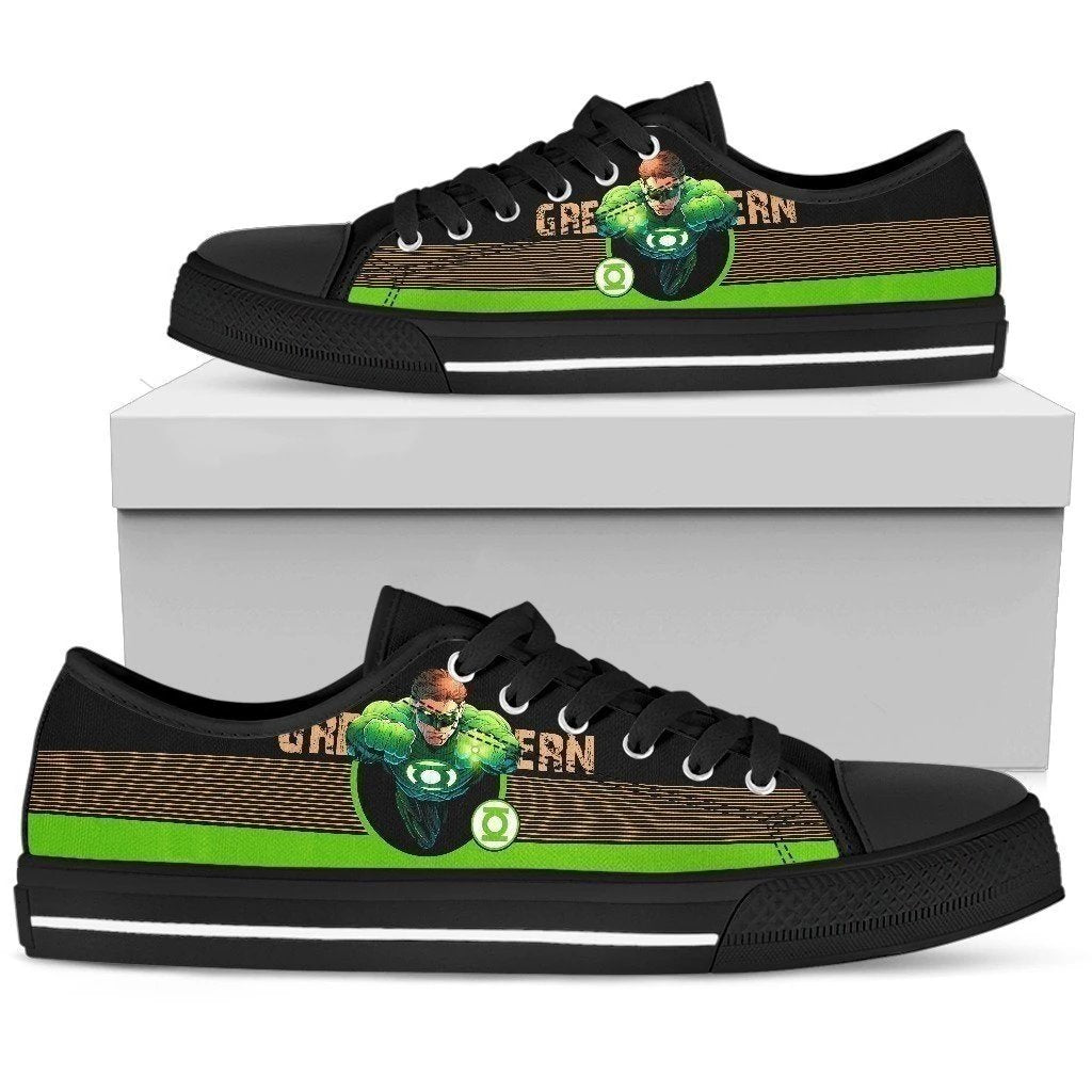 Green Lantern Sneakers Low Top Custom Idea PT11-Gear Wanta