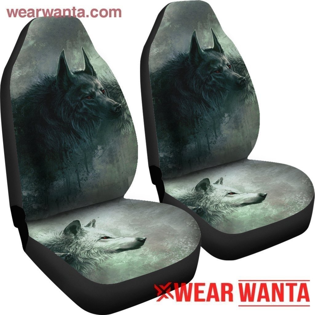 Green Wolf Car Seat Covers-Gear Wanta