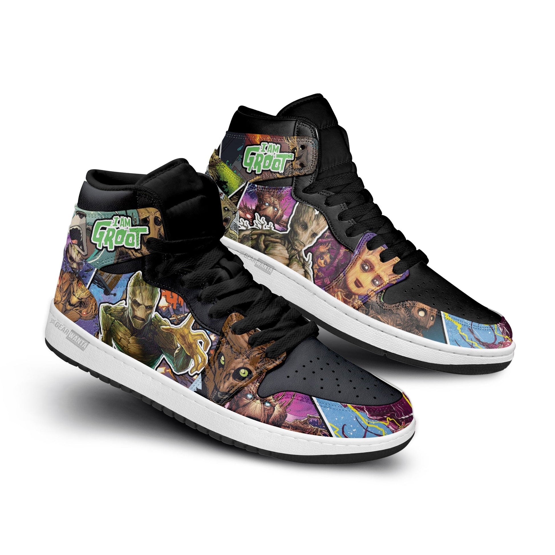 Groot Shoes Custom Super Heroes Sneakers-Gear Wanta