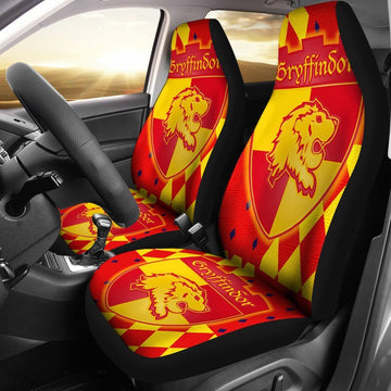 Gryffindor Car Seat Covers Lion Harry Potter Car Accessories-Gear Wanta