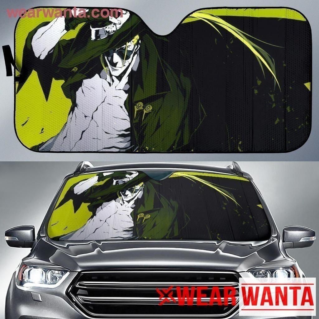 Guilty Gear Johnny Game Car Sun Shade-Gear Wanta