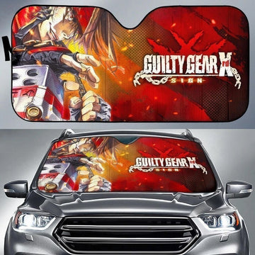 Guilty Gear xrd Sign Game Car Sun Shade-Gear Wanta