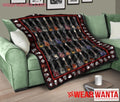 Guitar Quilt Blanket Gift Idea For Music Lover-Gear Wanta