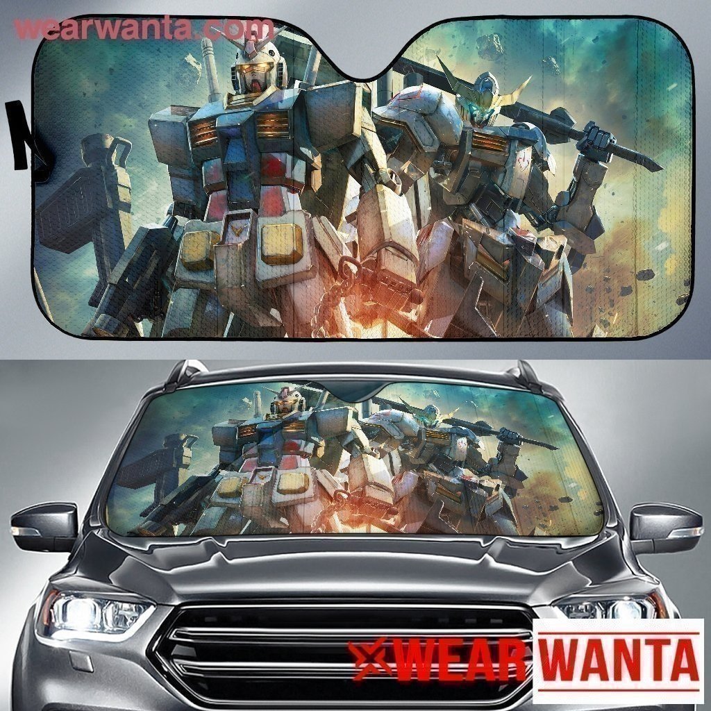 Gundam Car Sun Shade Custom-Gear Wanta