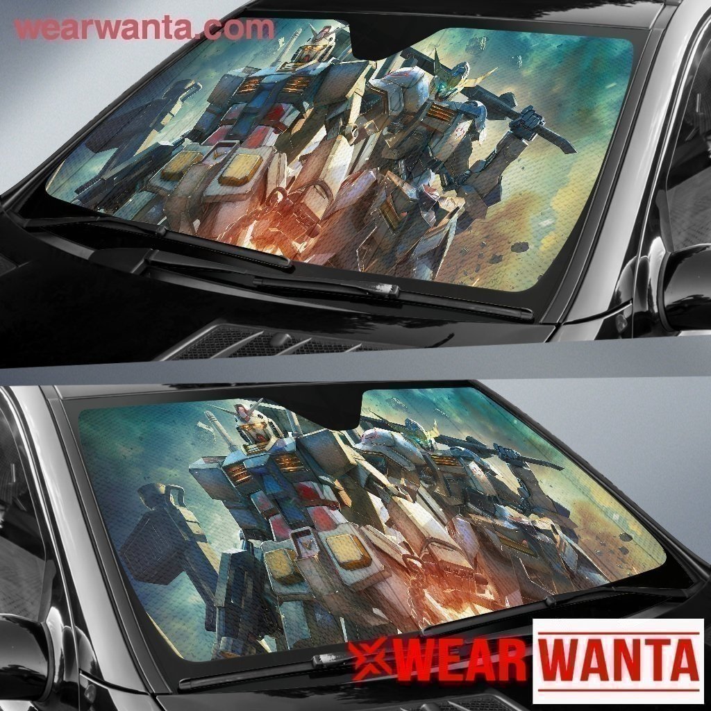 Gundam Car Sun Shade Custom-Gear Wanta