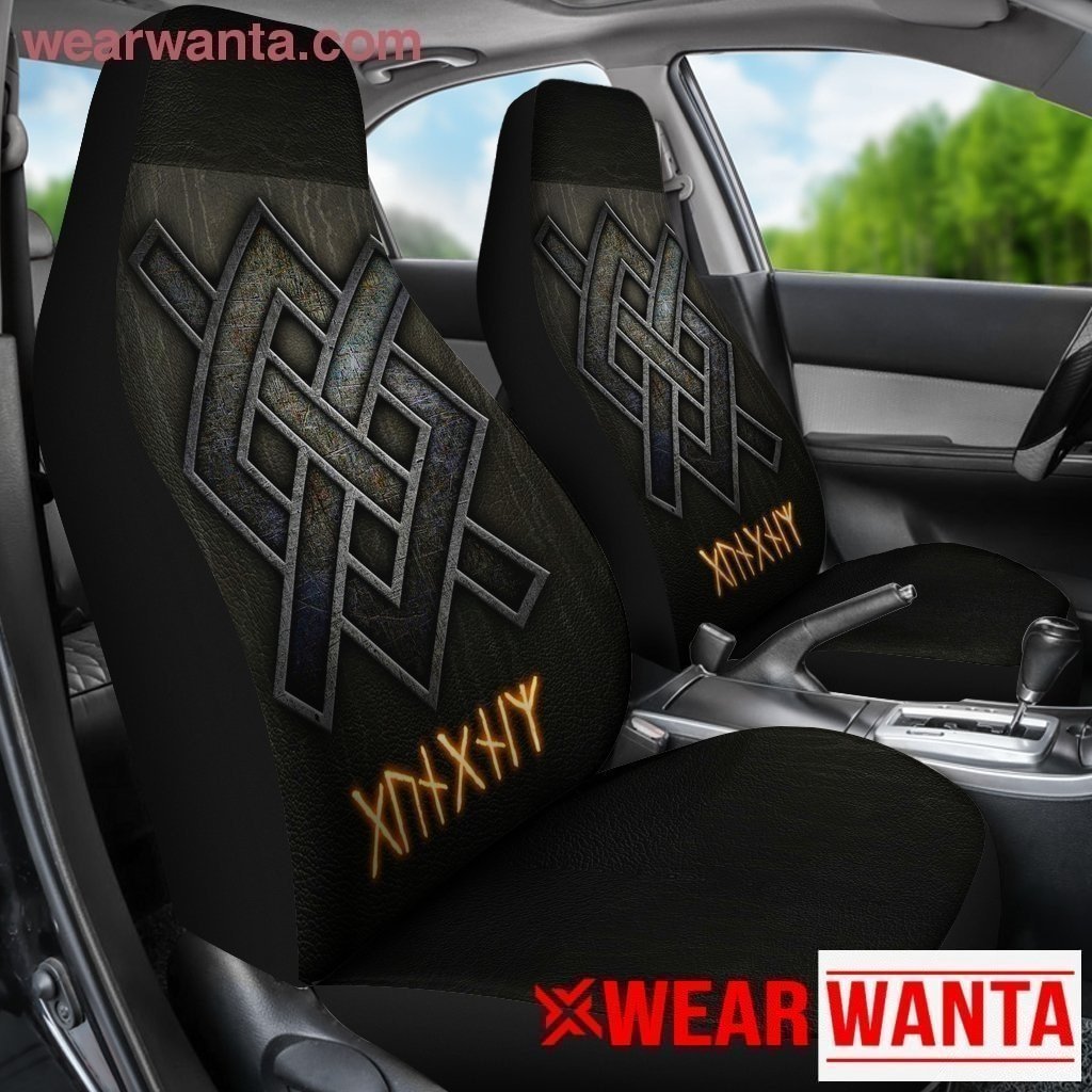 Gungnir Ruin Viking Car Seat Covers Funny Gift Idea-Gear Wanta
