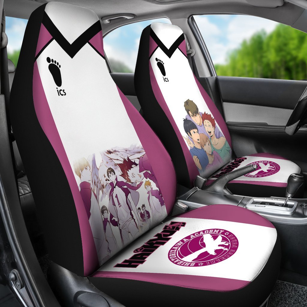 Haikyuu! Shiratorizawa Academy Custom Car Seat Cover-Gear Wanta