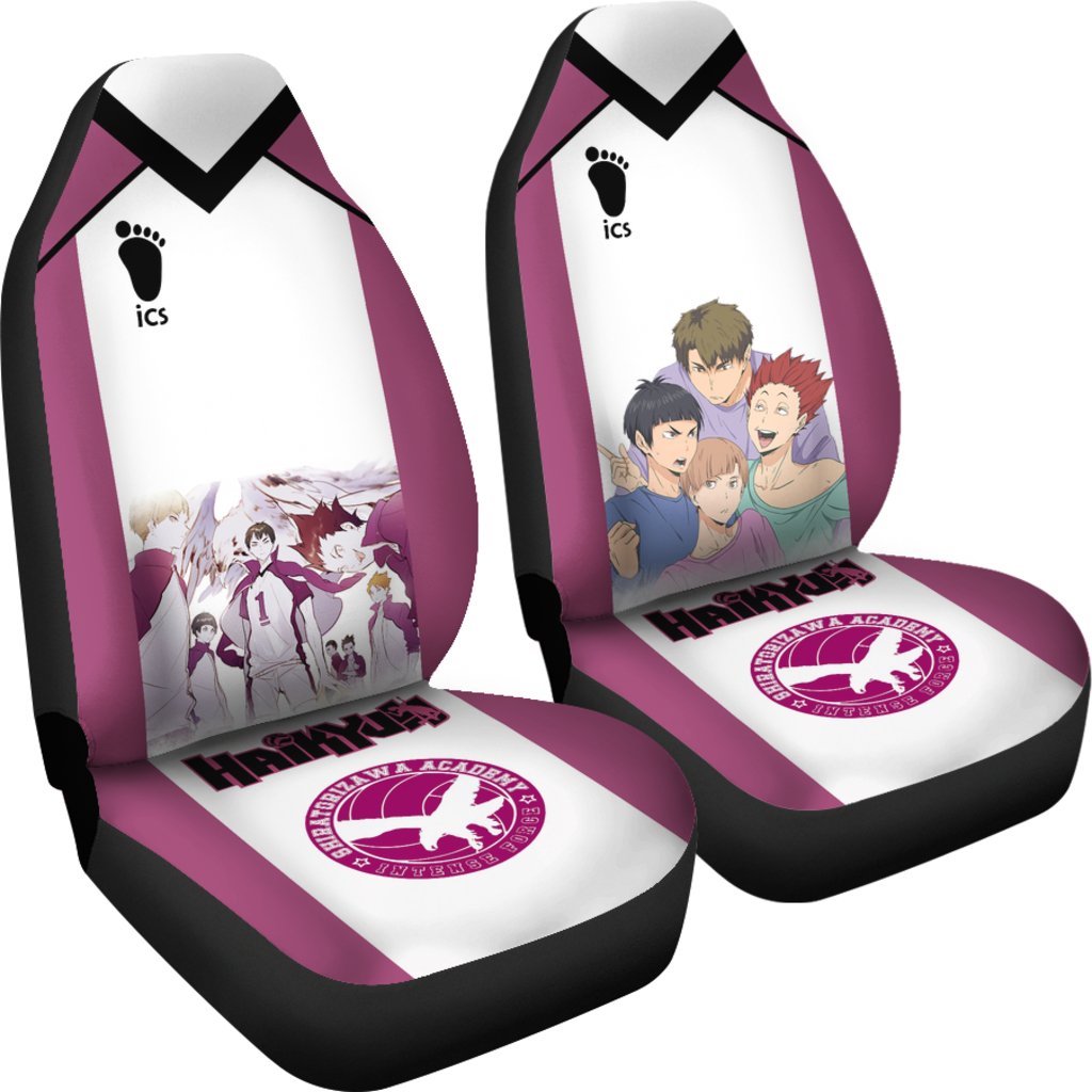 Haikyuu! Shiratorizawa Academy Custom Car Seat Cover-Gear Wanta