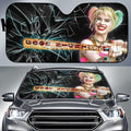 Harley Quinn Car Car Sun Shade Broken Windshield Funny Gift-Gear Wanta
