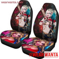 Harley Quinn Car Seat Covers Custom For Fan Car Accessories-Gear Wanta