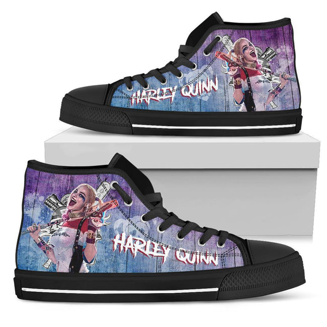 Harley Quinn High Top Shoes Amazing Custom Idea-Gear Wanta