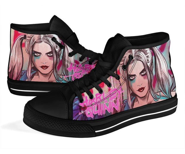 Harley Quinn High Top Shoes Custom-Gear Wanta