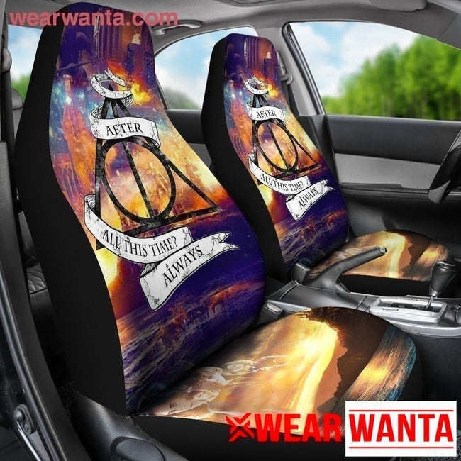 Harry Potter Deathly Hallows Car Seat Covers Custom Car Decoration Accessories-Gear Wanta