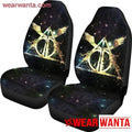 Harry Potter Deathly Hallows Car Seat Covers Custom Symbol Car Decoration-Gear Wanta