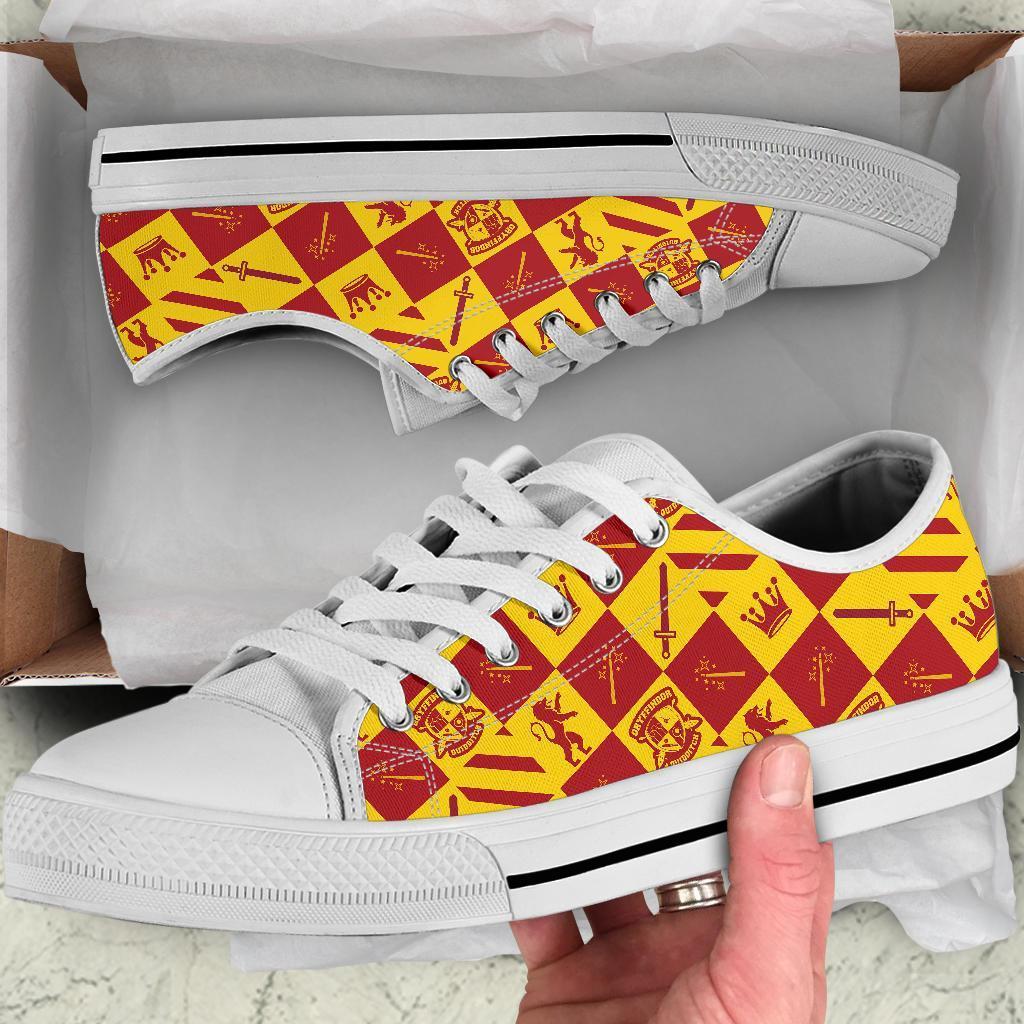 Harry Potter Gryffindor Shoes Custom Low Top Sneakers-Gear Wanta