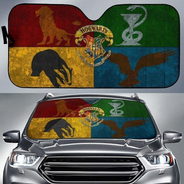 Harry Potter House Symbols Car Car Sun Shade-Gear Wanta