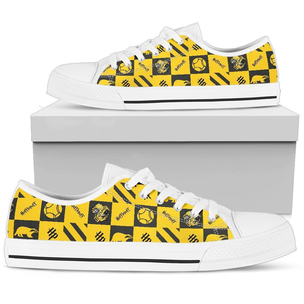 Harry Potter Hufflepuff Shoes Low Top Custom Pattern Movies Sneakers-Gear Wanta