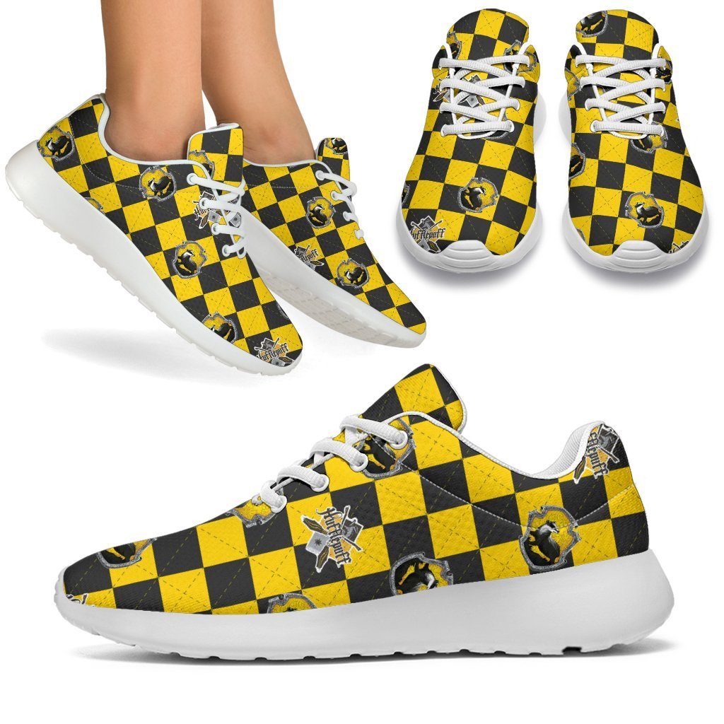 Harry Potter Hufflepuff Sneakers Custom Checkerboard Shoes For Fan-Gear Wanta