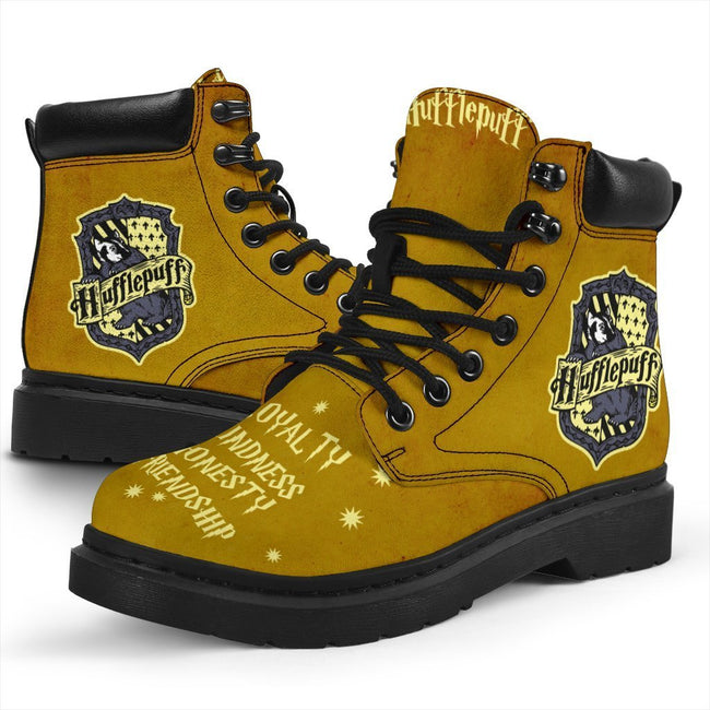 Harry Potter Hufflepuff Timbs Boots Custom Shoes For Fan-Gear Wanta