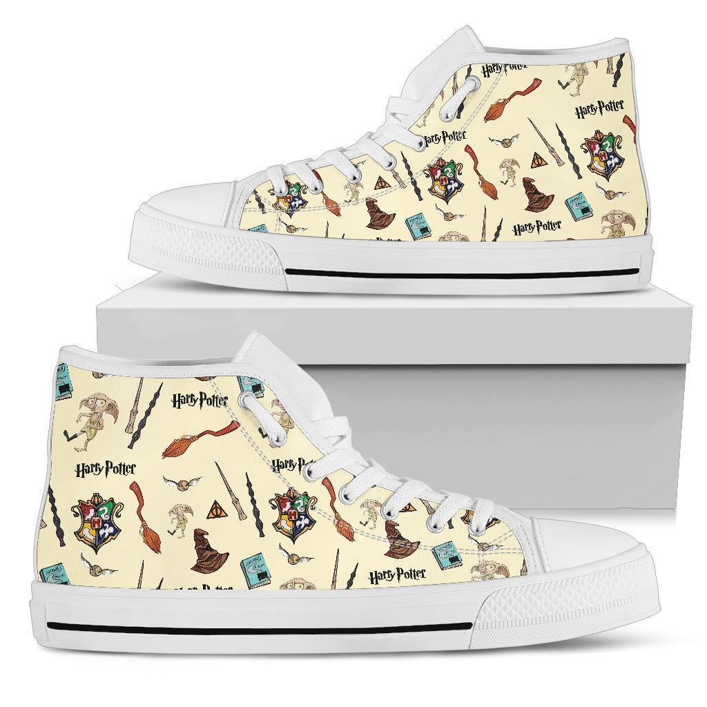 Harry Potter Shoes Custom Pattern Hogwarts High Top Sneakers-Gear Wanta