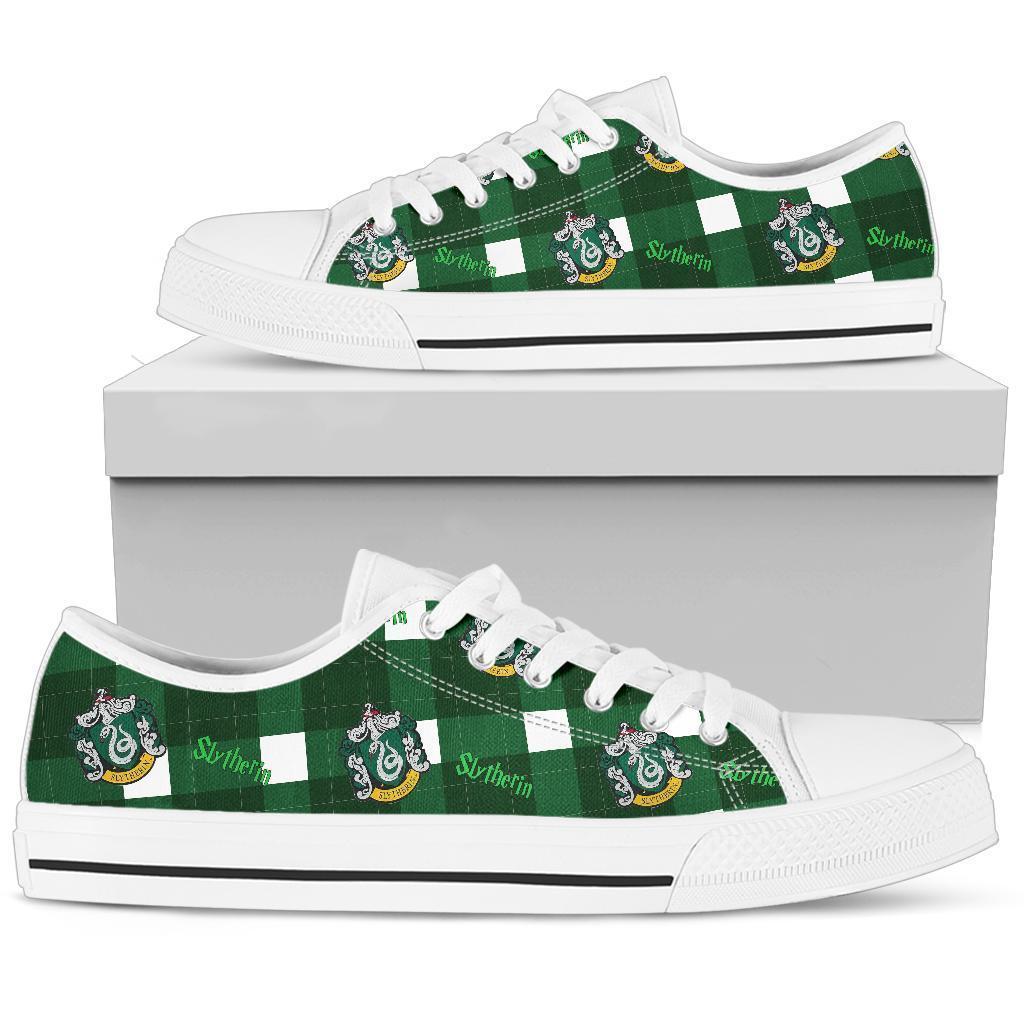 Harry Potter Slytherin Shoes Low Top Custom Symbol Sneakers-Gear Wanta