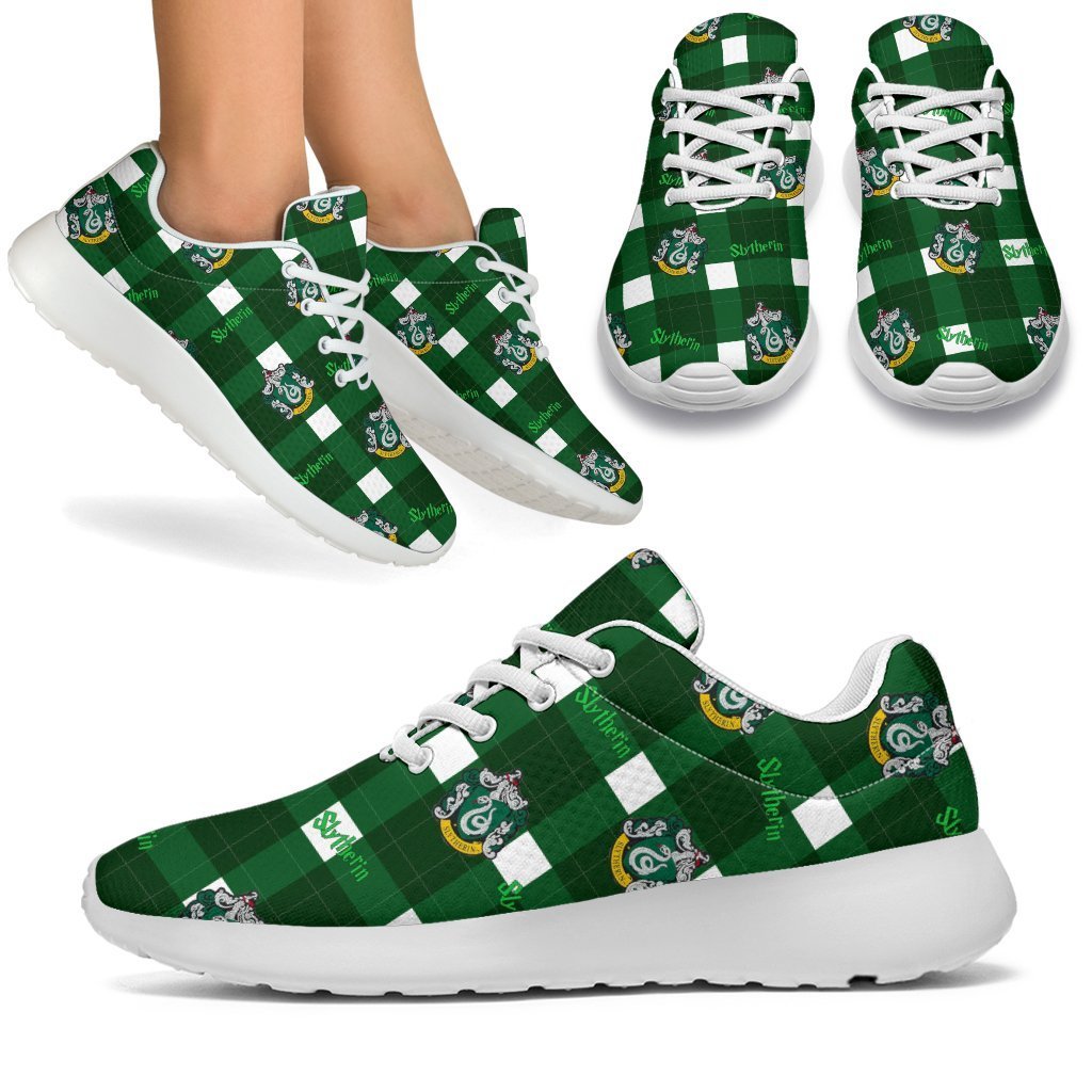 Harry Potter Slytherin Sneakers Custom Checkerboard Shoes For Fan-Gear Wanta